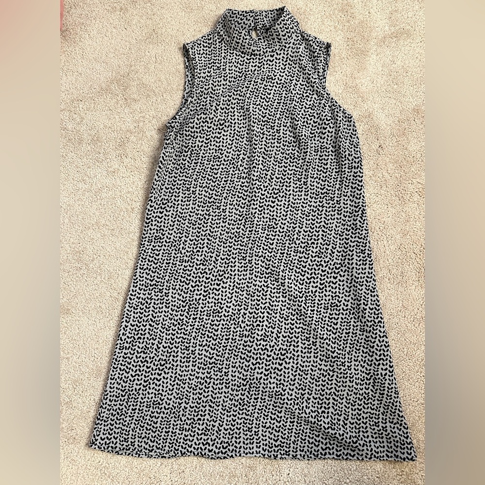 Sleeveless Black & Gray Dress